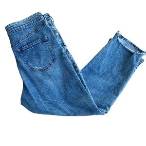 PILCRO Lightly Distressed Cropped Jeans‎ - Size 31